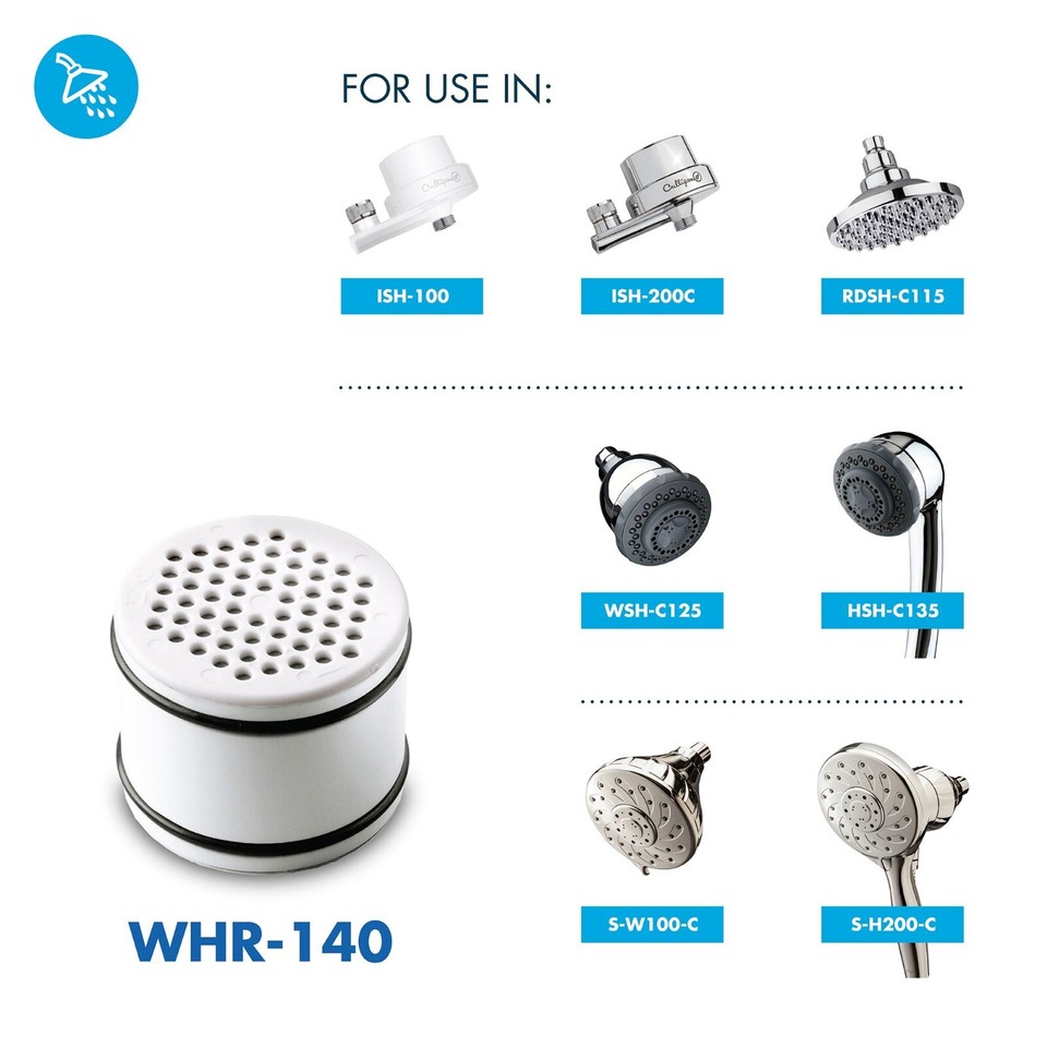 Culligan WHR140 Replacement Shower Filter Cartridge for WSHC125, HSH