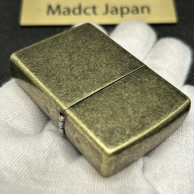 Zippo Oil Lighter Mythology Yggdrasil Tree Antique Gold