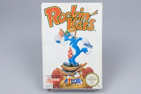 Nintendo NES *Rockin' Kats* Acrylcase CIB OVP PAL B 7A-NOE