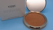 Iconic London Ultimate Bronzing Powder Deep Bronze - Full Size - NIB Free Ship