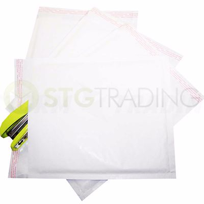 Padded Envelopes 100 Bubble Lined White Envelopes Small Gifts - View #4