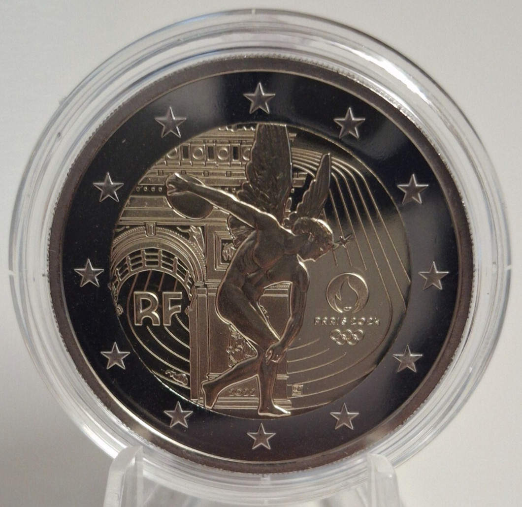 2 euros France - 2022 Jeux Olympiques de Paris 2024 - Génie BE