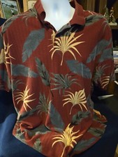 XL ARROW 3 Button Pullover Hawaiian Short Sleeve Shirt