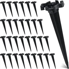 4.5 Inch Christmas Light Stakes for C7 / C9 String Lights - Ground Stakes 100pk