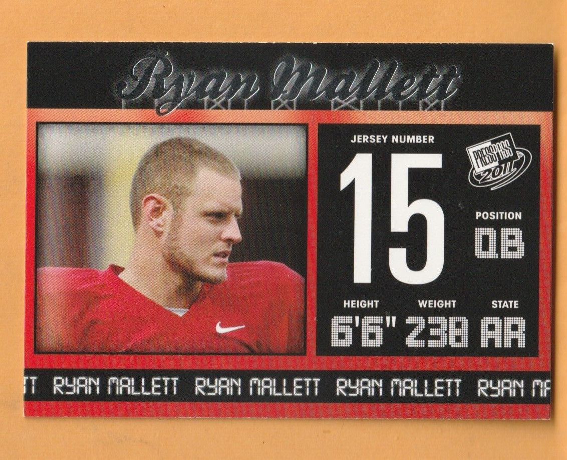 Ryan Mallett Press Pass #4 Base