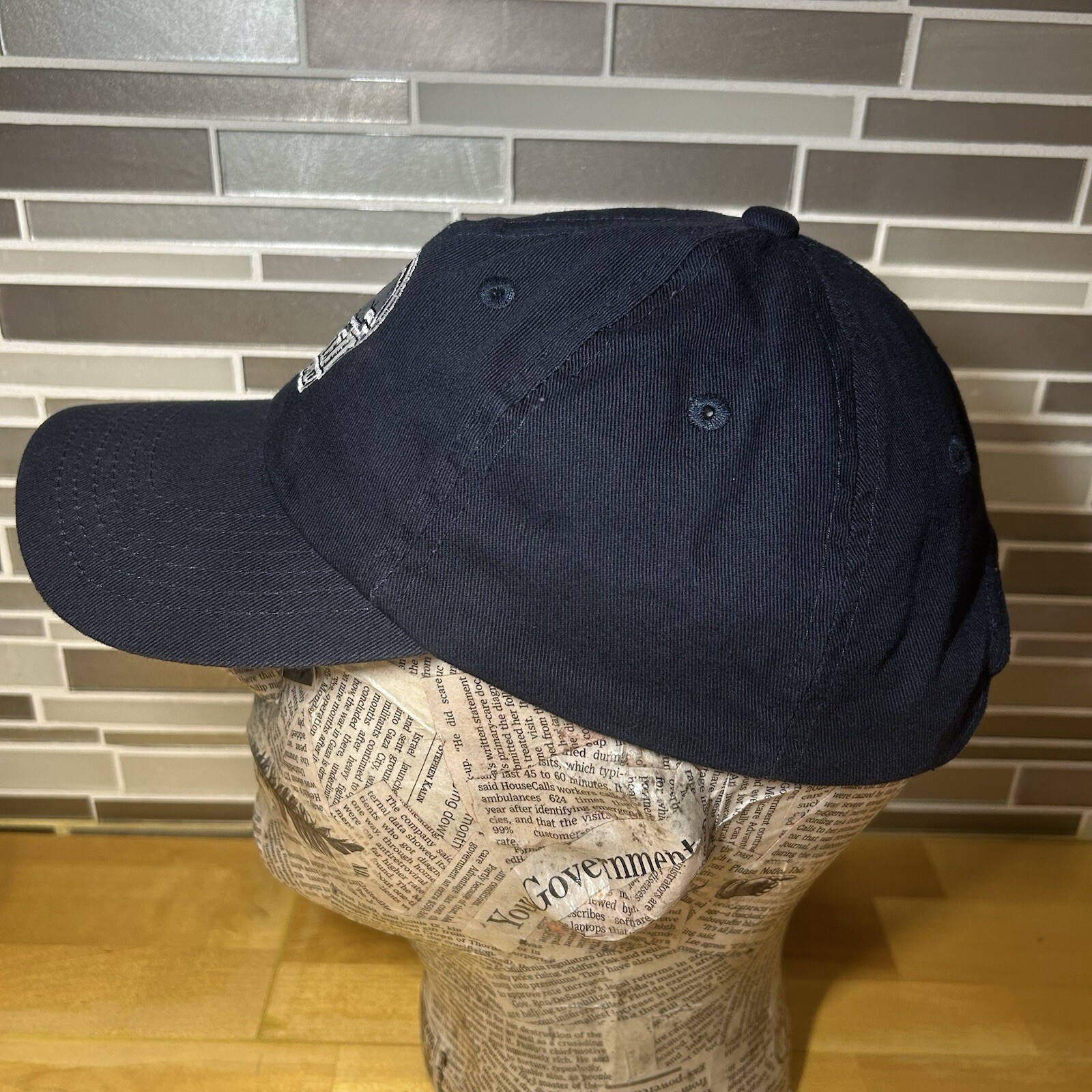 Jacksonville Icemen ECHL Hockey Team Embroidered Logo Blue Small Fit Hat