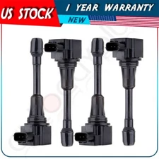 4 Ignition Coil Pack For 11-13 INFINITI FX50 5.0L M56 5.6L 2007-2018 Altima 2.5L