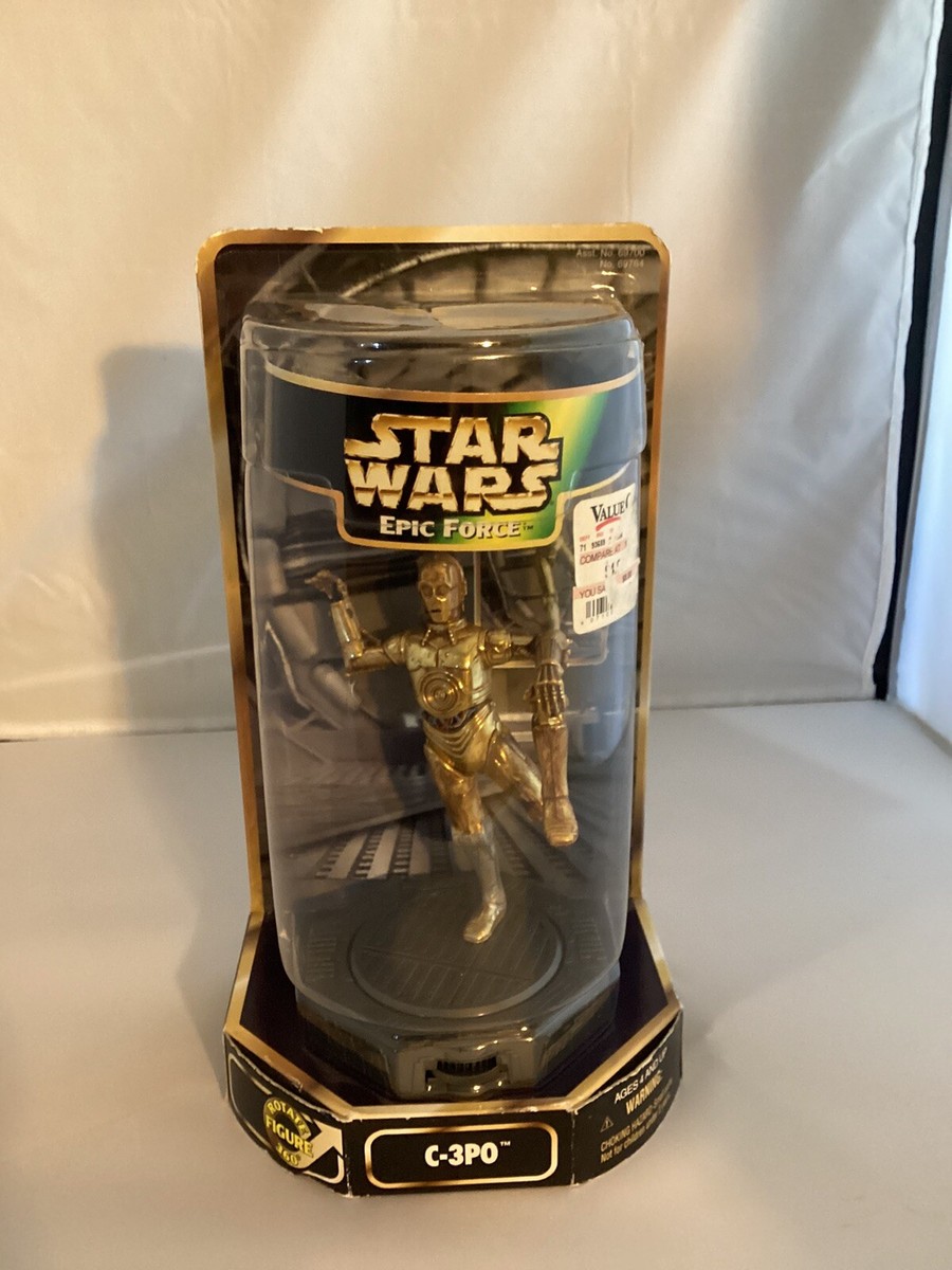 Vintage - Star Wars - Epic Force - Rotating - C-3PO - Figure