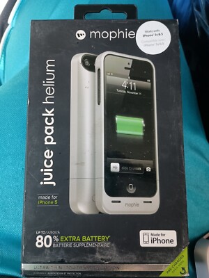 mophie juice pack helium Battery Case for iPhone 5/5s - Silver