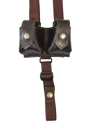 Barsony Tan Leather Shoulder Holster For Ruger 6-Shot Revolvers - Vertical Carry Concealment 7 thumbnail image