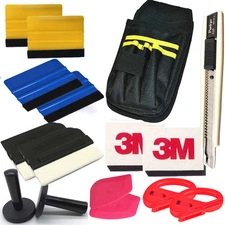 Car Vinyl Wrap Tool Window Tint Kit for Auto Film Tinting Scraper Application 
