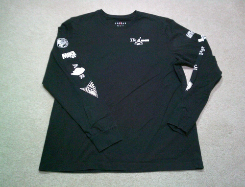 Jordan T Shirt Herren XL Extra Large Schwarz His Heirness Langarm