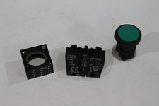 Siemens 3SB3201-0AA41, Push Button, Green, Non-illuminated, 1NO+1NC