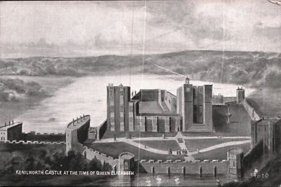 Kenilworth Castle Postcard - Elizabethan Era - Historical RPPC - Rare