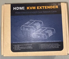 Agptek HDMI KVM 1080 P High Resolution Led Indicator Extender Over Network Cable