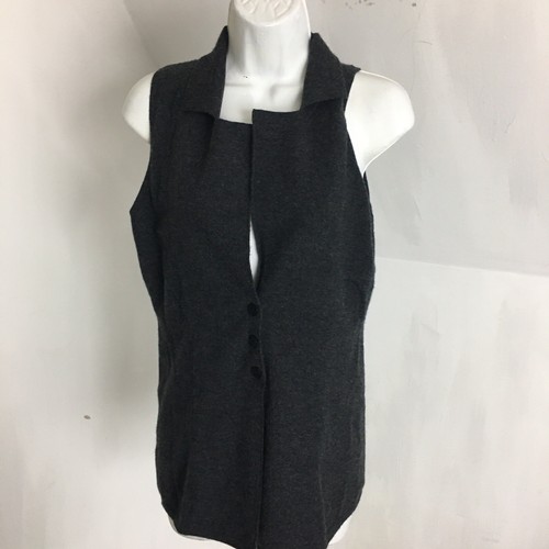 Allude Kaschmir Strickjacke Weste Gr. M anthrazit grau super weich