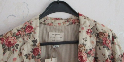DAMEN RIVER ISLAND BLUMENJACKE GRÖSSE 14 BRANDNEU MIT ETIKETT - Bild 3 von 11