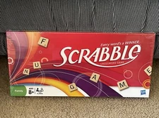Scrabble Crossword Board Game - Family Game - Ages 8+ (Hasbro, 2007) *New Sealed