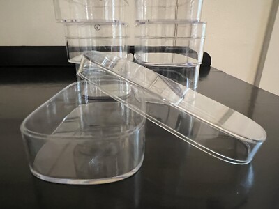 10 apple magic mouse clear acrylic box only (no mouse) set mini clear storage