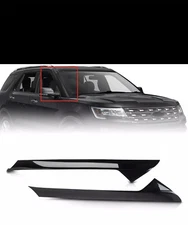 2011-19 Ford Explorer Windshield Outer Trim Pillar Molding L & R Side W/ Clips