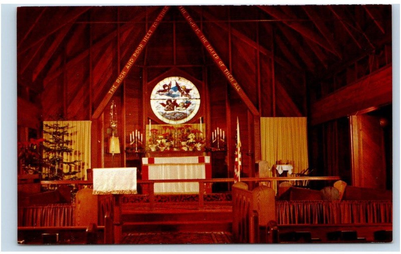 CORTE MADERA, CA ~ Holy Innocents' EPISCOPAL CHURCH  c1950s Marin County
