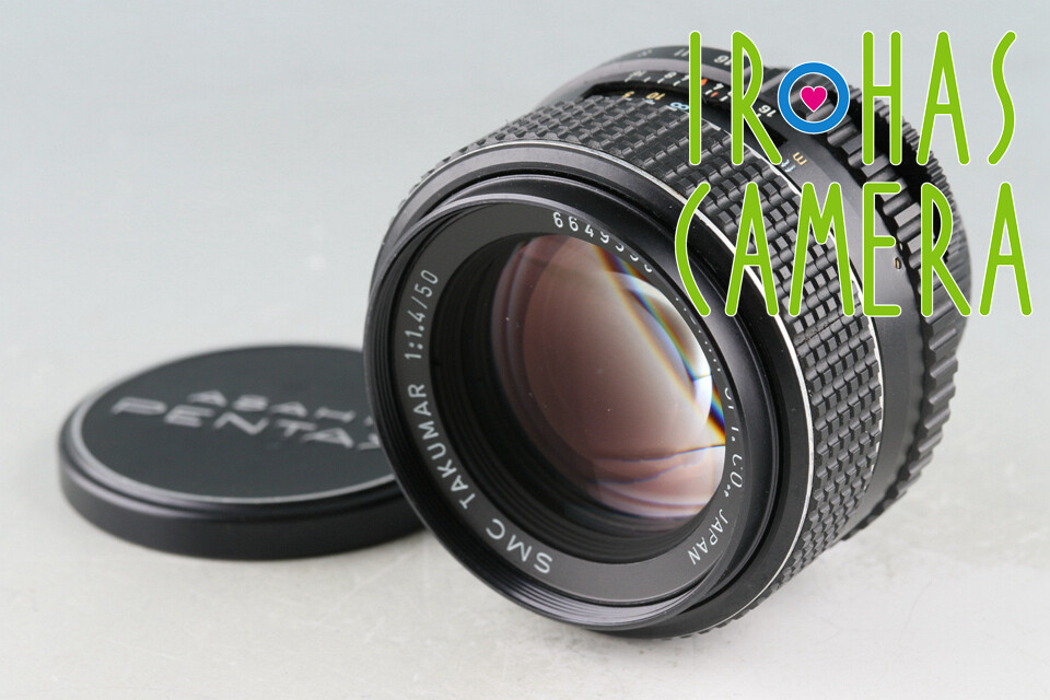 Asahi Pentax SMC Takumar 50mm F/1.4 Lens for M42 Mount #53075 H32