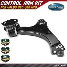 Front RH Right Lower Suspension Control Arm and Ball Joint for Volvo S80 V60 V70