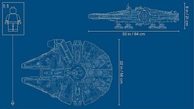 ✅✅LEGO 75192 Star Wars Millennium Falcon 7541 Pieces Building Kit Starship NEW✅✅