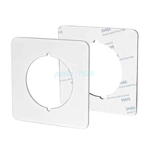 1/2Pcs Repair Backplate Door Lock Repair Plate Silver Door Handle Fixing Covers - Picture 5 of 14
