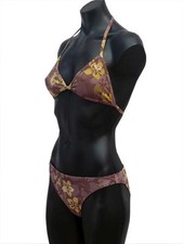 Roxy Vintage Bonus Round Camo Bikini SIZE10 Ladies New Last Few
