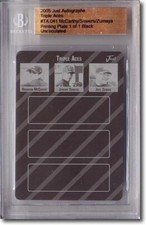 Brandon McCarthy * Joel Zumaya * Jeremy Sowers * Rookie Printing Press Plate 1/1