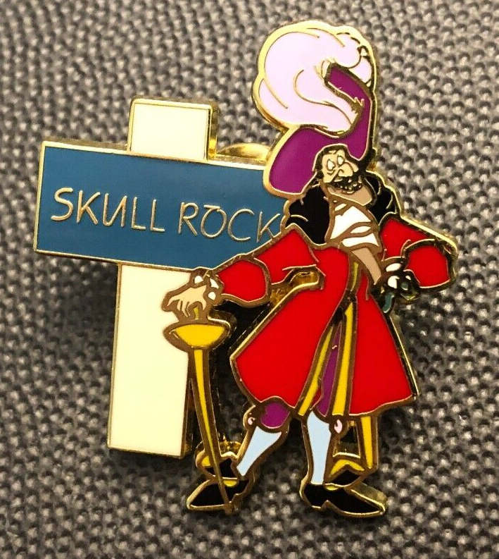 Disney pin 146110 Loungefly Captain Hook Skull Rock villain peter
