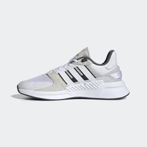 adidas Originals Run 90’s Running Shoes, Cloud White, EF0582, Men’s Size 10 - Picture 2 of 9