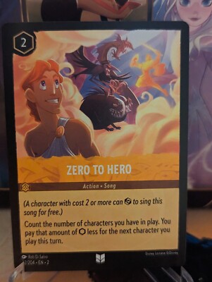 Disney Lorcana: Rise of the Floodborn - Zero To Hero - 32/204 | eBay Disney Lorcana: Rise of the Floodborn - Zero To Hero - 32/204 | eBay