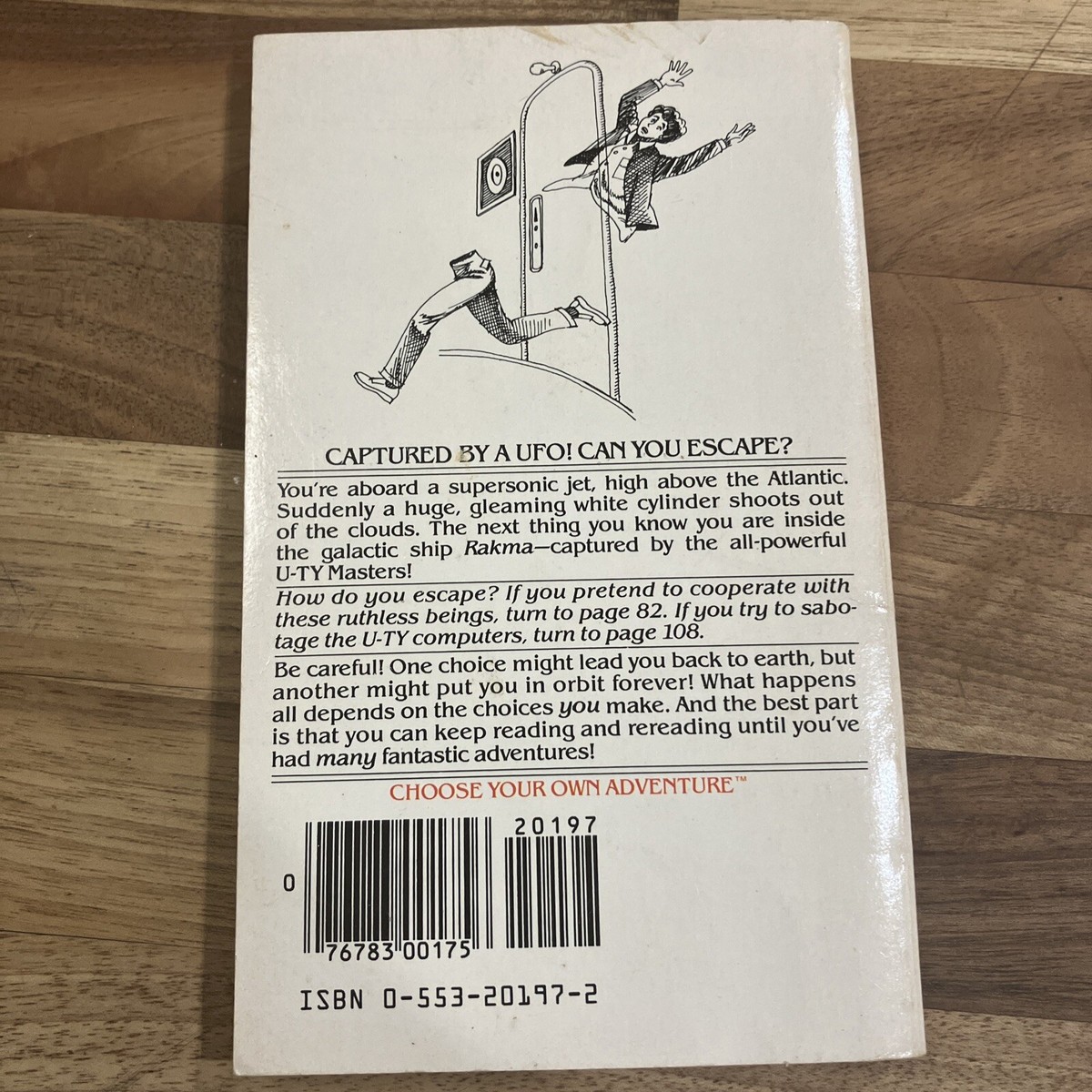 Choose Your Own Adventure: 1982 1st Edition. Inside UFO 5440. Ed