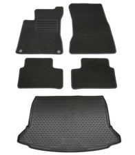 Fußmatten Kofferraumwanne für Mercedes W177 A-Klasse 2018- im Set Automatten