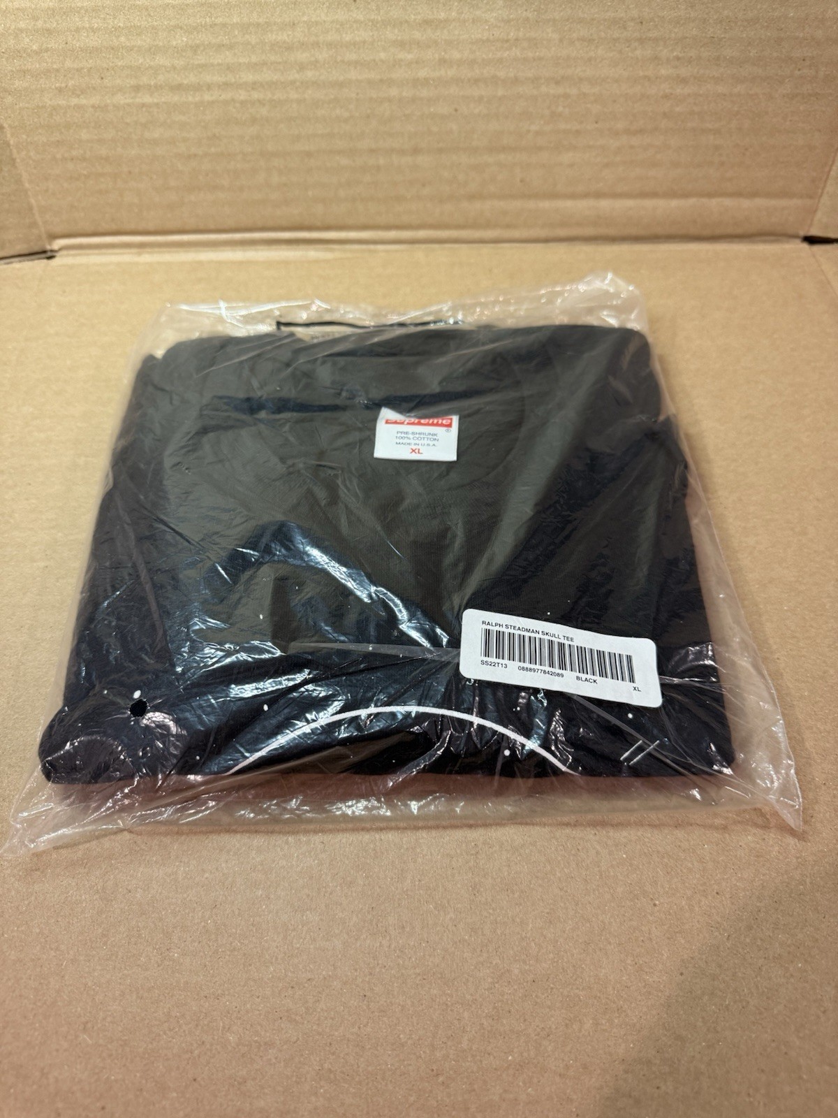 Supreme Ralph Steadman Black Skull T Shirt Size XL SS22T13  thumbnail 2
