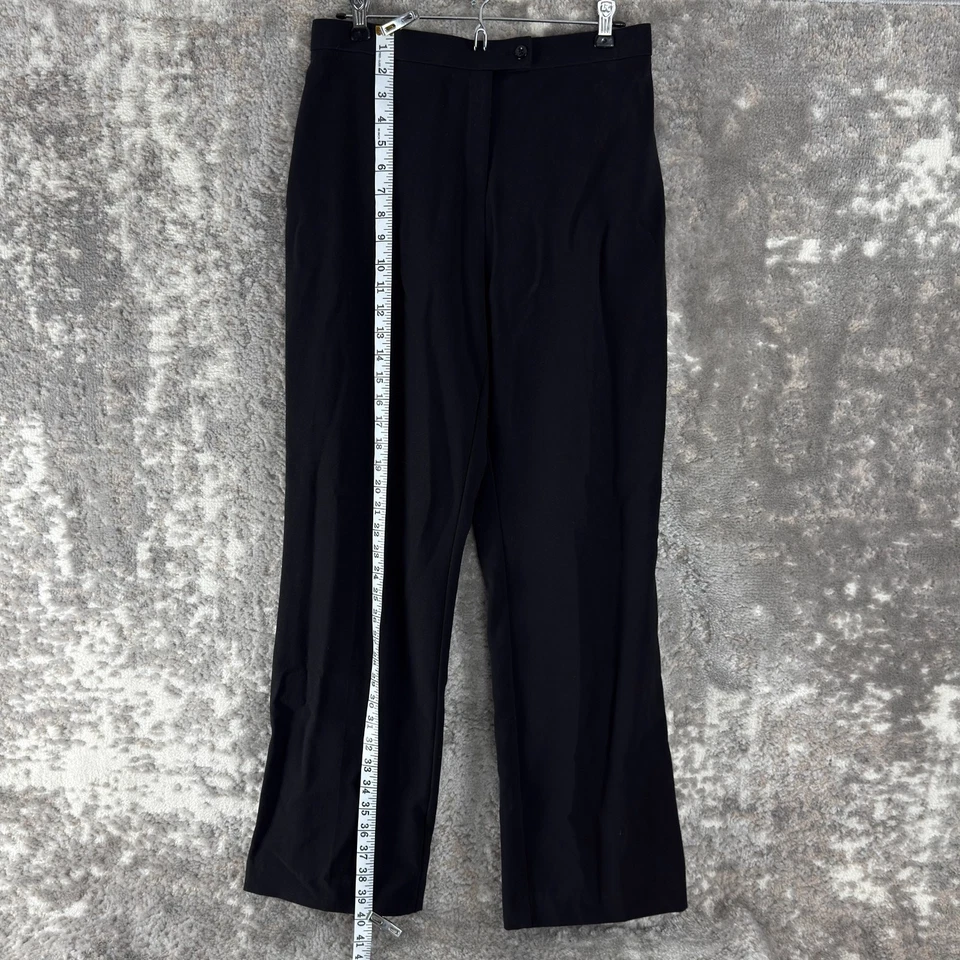 East 5th Petite Size 10P Secretly Slender Career Flat Front Pants Black - Image 4 of 4