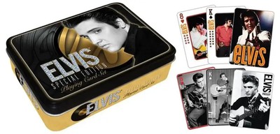 Elvis Presley Playing Card Gift Tin Spielkarten | Hal Leonard