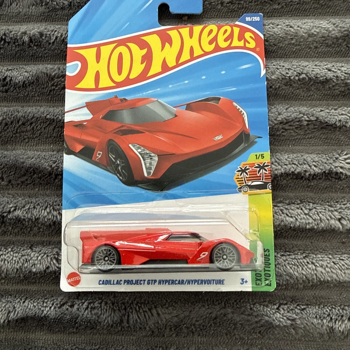 Hotwheels New! Red Cadillac Project GTP Hypercar/Hypervoiture,#99