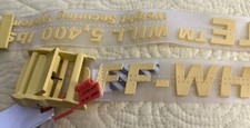 Off White Transparent Rubber Clear RARE Yellow Industrial Belt 200cm