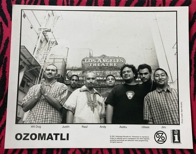 RARE PROMOTIONAL Press Photo of OZOMATLI ~ Interscope Records  2001 Never 4 Sale