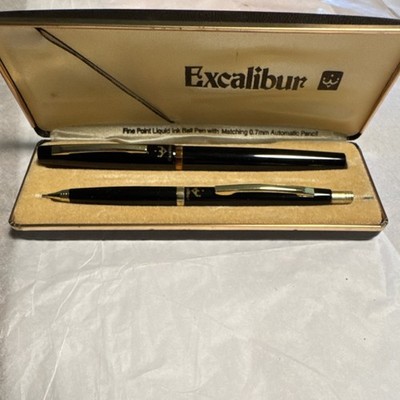 Excalibur Pentel Fine Point Pen & 0.7mm Pencil Set with Case | eBay