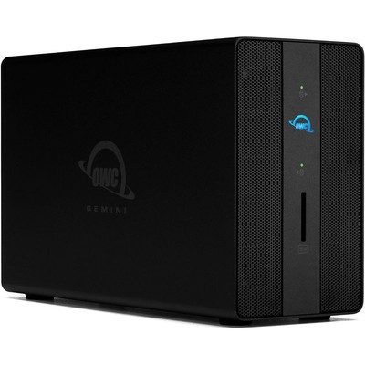 OWC Gemini Dual-Bay Thunderbolt 3 Dock and RAID External Storage Enclosure