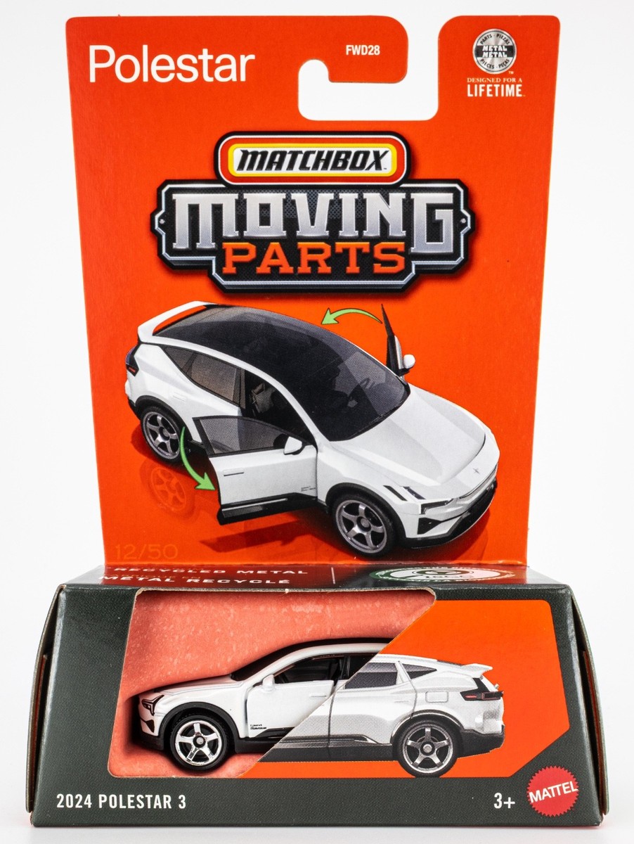 16TONS 冒険者たち リマスタリング 【廃盤】 新品 2026 Matchbox Moving Parts #12 2024 Polestar 3 SNOW (WHITE) | FSC