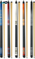 Set of 5 Pool Cues New 58" Billiard House Bar Pool Cue Sticks GJ-1 GJ-5