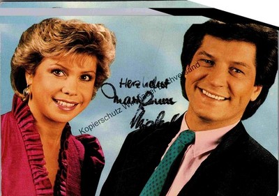 Original autograph Marianne & Michael // autograph autograph signed signed Si