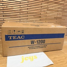 TEAC Double Cassette Deck W-1200 Silver 100VAC High Quality Sound from JP