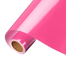 Fluorescent Pink Permanent Vinyl, 10 Inch x 8ft Vinyl Roll