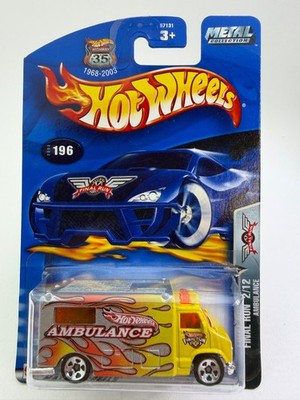 Hot Wheels 2003 Final Run Series #196 Ambulance Yellow